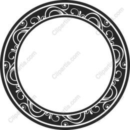 Ornate Circular Frame