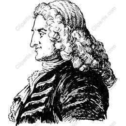 Vintage 18th Century Gentleman Profile