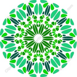 Green Leaf Mandala