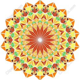 Geometric Mandala - Starburst