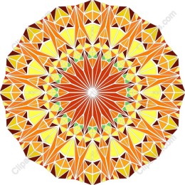 Radiant Geometric Mandala