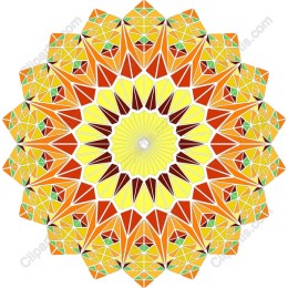 Vibrant Mandala Geometric