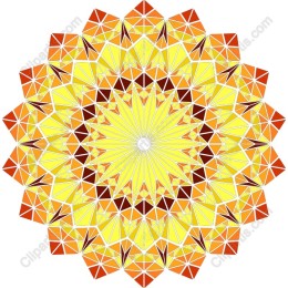 Vibrant Geometric Mandala
