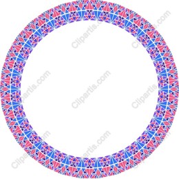 Union Jack Geometric Circle