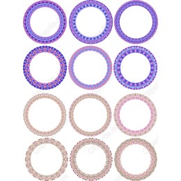 Geometric Floral Frames Bundle