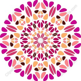 Vibrant Floral Mandala