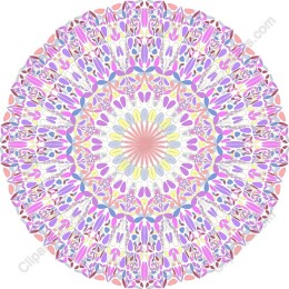 Vibrant Floral Mandala