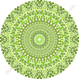 Lush Green Floral Mandala