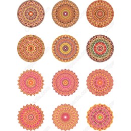 Vibrant Mandala Set