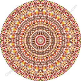 Vibrant Floral Mandala
