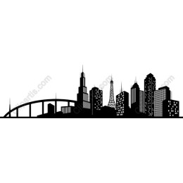 City Skyline Art
