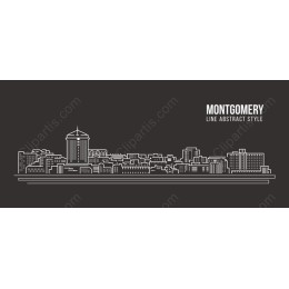 Montgomery Line Abstract Style