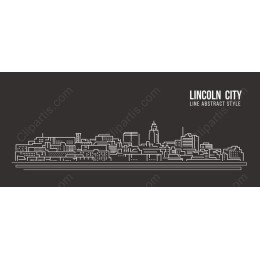 Lincoln City Line Abstract