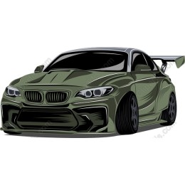 Green Sports Car