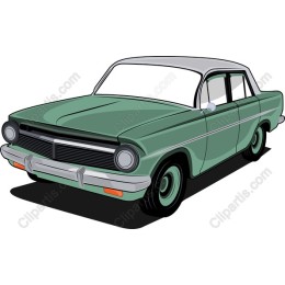 Classic Green Sedan