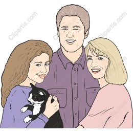 Family Bonding with Cat