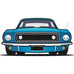 Classic Blue Car