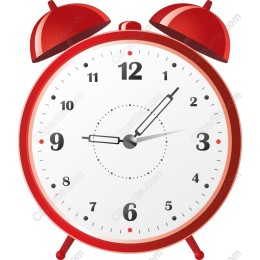 Classic Red Alarm Clock