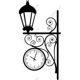Vintage Lantern & Clock