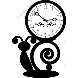 Snail Clock - Whimsical