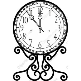 Elegant Vintage Tabletop Clock
