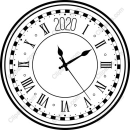 Vintage Roman Numeral Clock