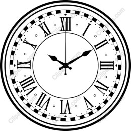Timeless Elegance: Vintage Black and White Clock