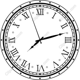 Classic Roman Numeral Clock