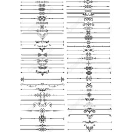 Ornamental Border and Divider Set
