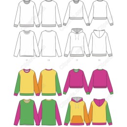 Vibrant Sweatshirt & Hoodie Bundle