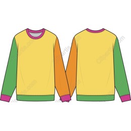 Vibrant Multi-Colored Sweatshirt