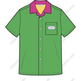 Vibrant Short-Sleeve Shirt