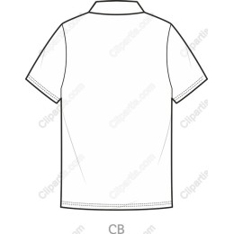Men's Polo Shirt - Back View