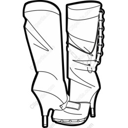 Chic High-Heeled Boot