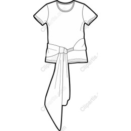 Stylish Tied T-Shirt