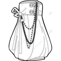 Elegant Strapless Dress