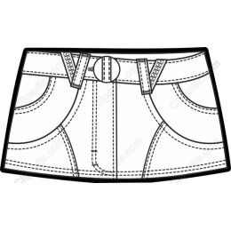 Classic Denim Skirt
