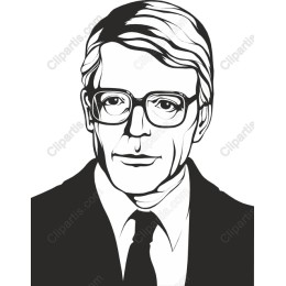 Sophisticated Black and White Portrait