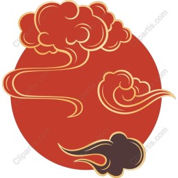 Dynamic Cloud - Asian Inspired Clipart
