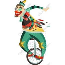 Joyful Circus Clown
