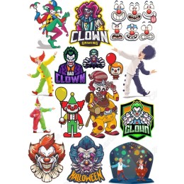 Clown Clipart Bundle - Whimsical & Creepy