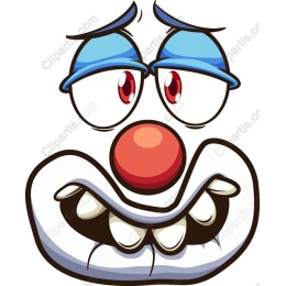 Whimsical Clown Face