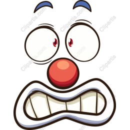 Whimsical Clown Face