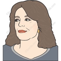 Elegant Woman in Profile