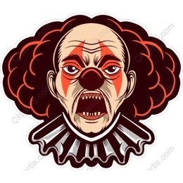 Terrifying Clown Face
