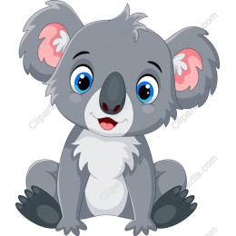 Charming Cartoon Koala