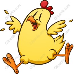Cheerful Yellow Chicken