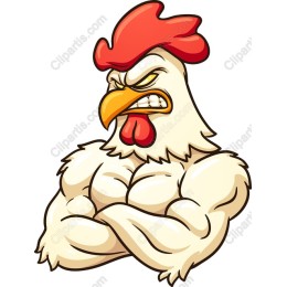 Muscular Rooster