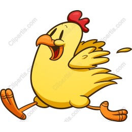 Delightful Cartoon Chicken
