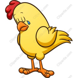 Playful Cartoon Chicken